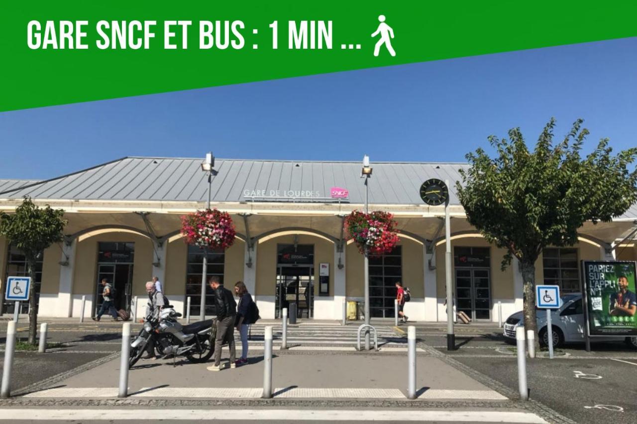 Loc Trotteur Le Fleur Des Champs F2 Cosy, Gare Sncf De Lourdes Apartment Екстериор снимка
